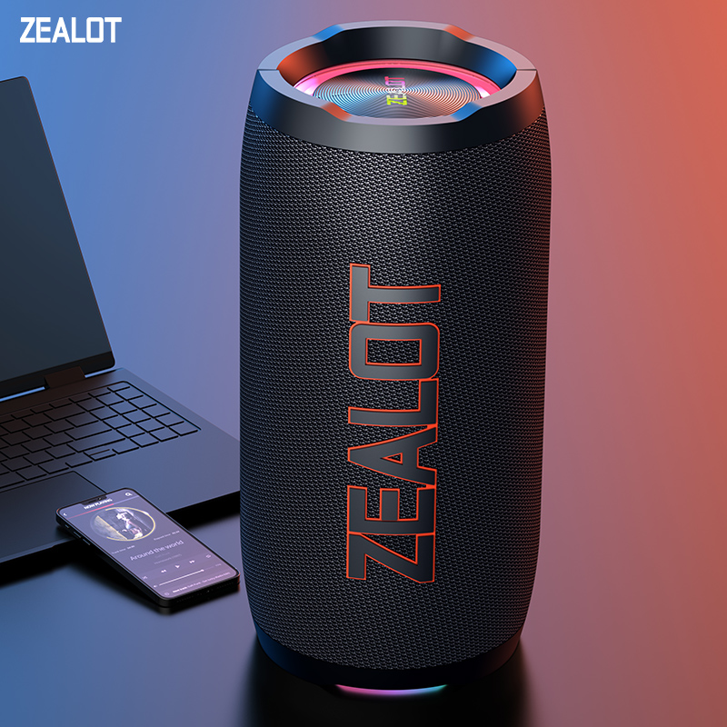 Holy Stone Drone Hs175 - ZEALOT-S76 50W ลําโพงบลูทูธแบบพกพาไร้สายกันน้ํากลางแจ้ง IPX6 สเตอริโอเบสเพลงลําโพงเสียงกล่อง