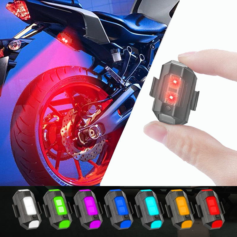 Drone Beacon Light - ไฟรถจักรยานยนต์ Drone Strobe Light USB LED