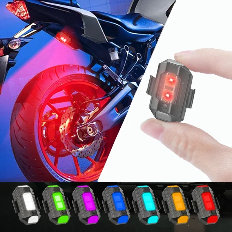 Drone Beacon Light - ไฟรถจักรยานยนต์ Drone Strobe Light USB LED
