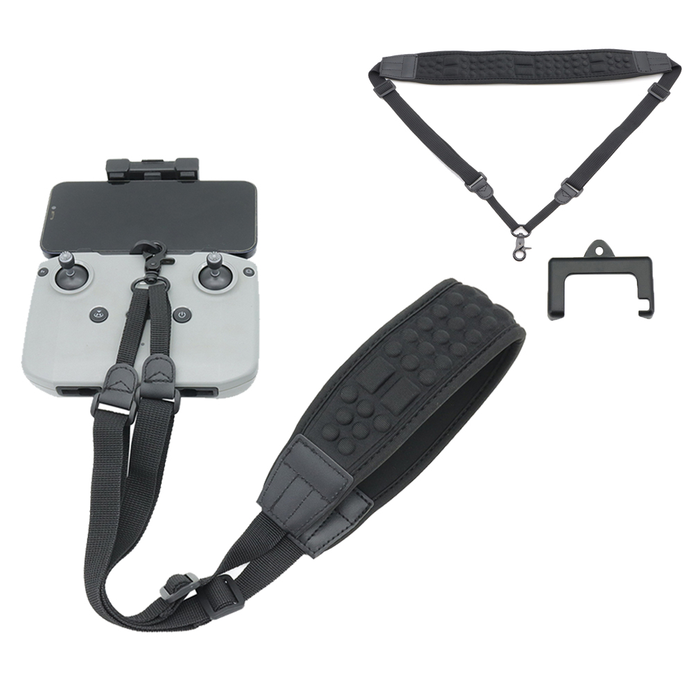 Drone Remote Controller Lanyard - สายคล้องคอพร้อมรีโมทคอนโทรลสำหรับนวดผ่อนคลาย อุปกรณ์เสริมสำหรับโดรน DJI Mini 2/3 Air
