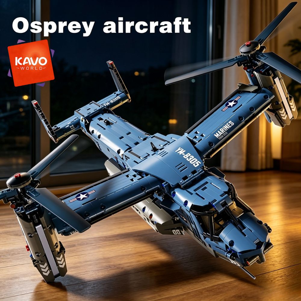 Jjrc Drone X12 - KAVOWORLD ชุดตัวต่อเครื่องบิน V-22 Osprey Tiltrotor จำนวน