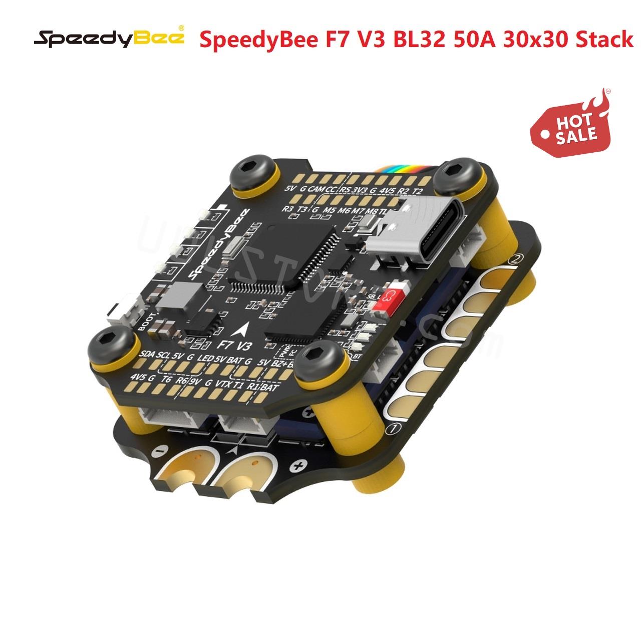 ใหม่ SpeedyBee F7 V3 BL32 50A  - Betaflight Fc F7 บทวิจารณ์และราคา