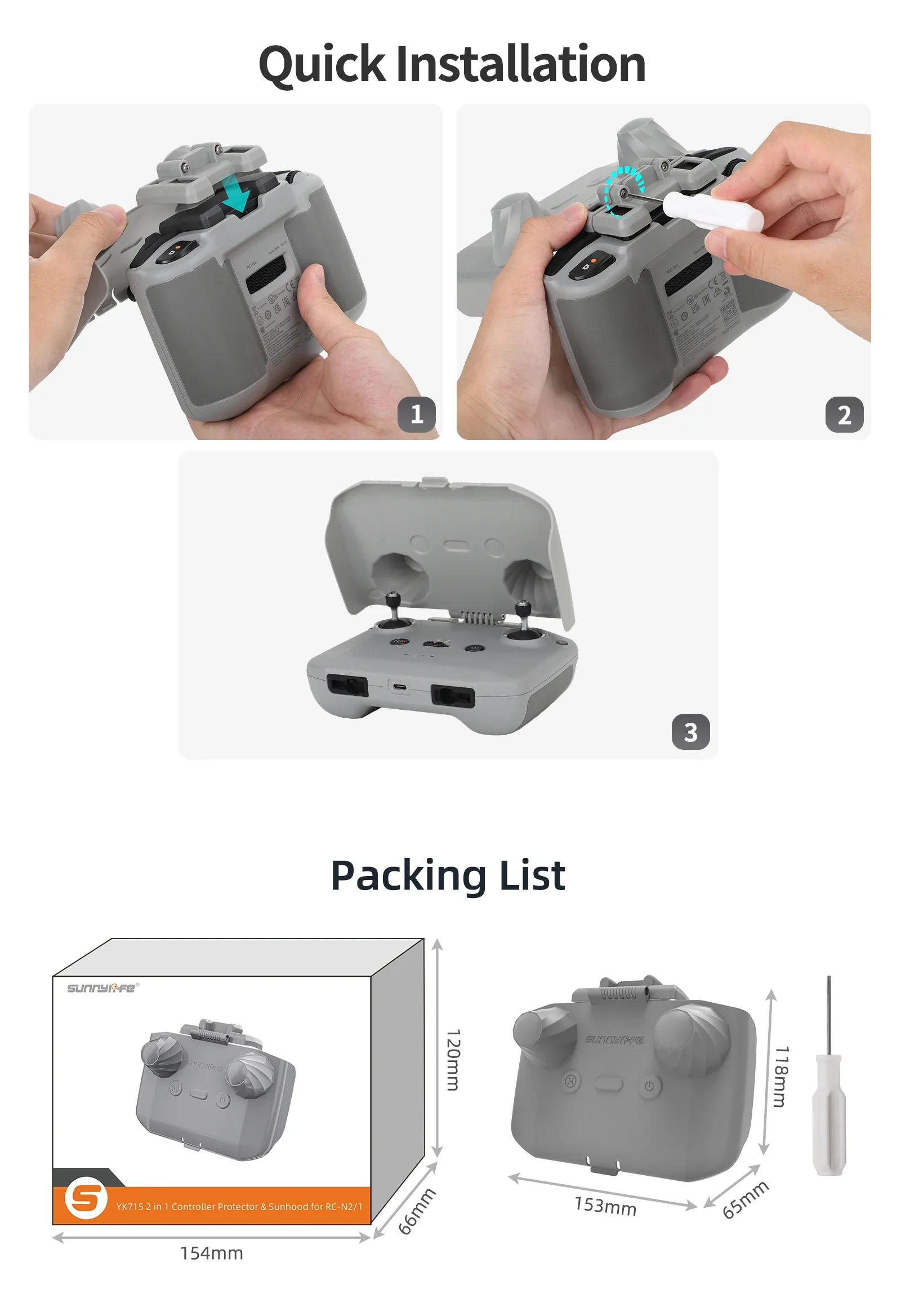 ฝาครอบป้องกันคอนโทรลเลอร์ 2 in - Drone Joystick Cover บทวิจารณ์และราคา