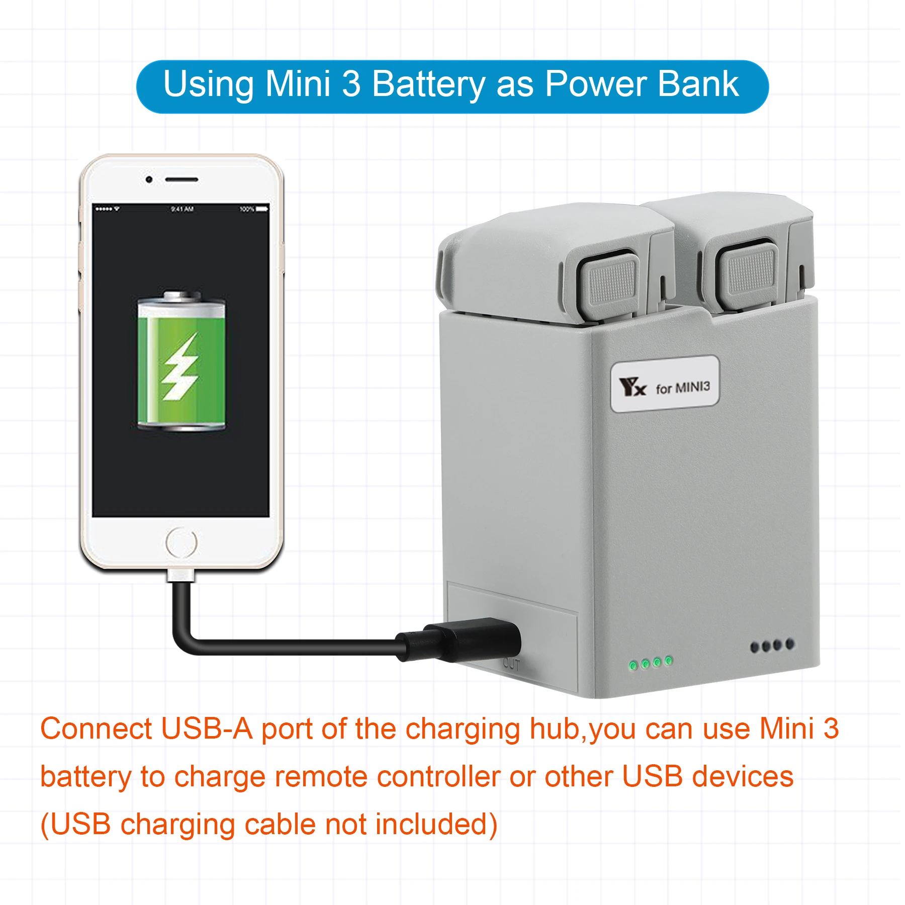 ฮับชาร์จสำหรับ DJI MINI 4 Pro  - Drone Charging Hub บทวิจารณ์และราคา