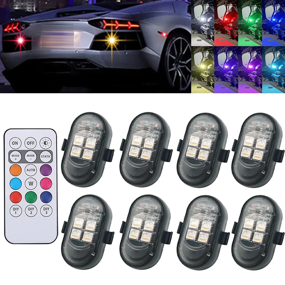 1-8 ชิ้น ไฟเตือนแบบชาร์จ USB ก - Drone Power Bank บทวิจารณ์และราคา