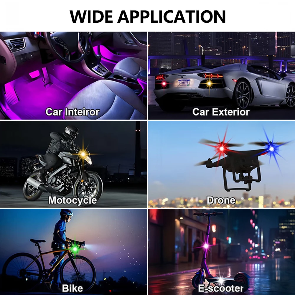 1-8 ชิ้น ไฟเตือนแบบชาร์จ USB ก - Drone Power Bank บทวิจารณ์และราคา