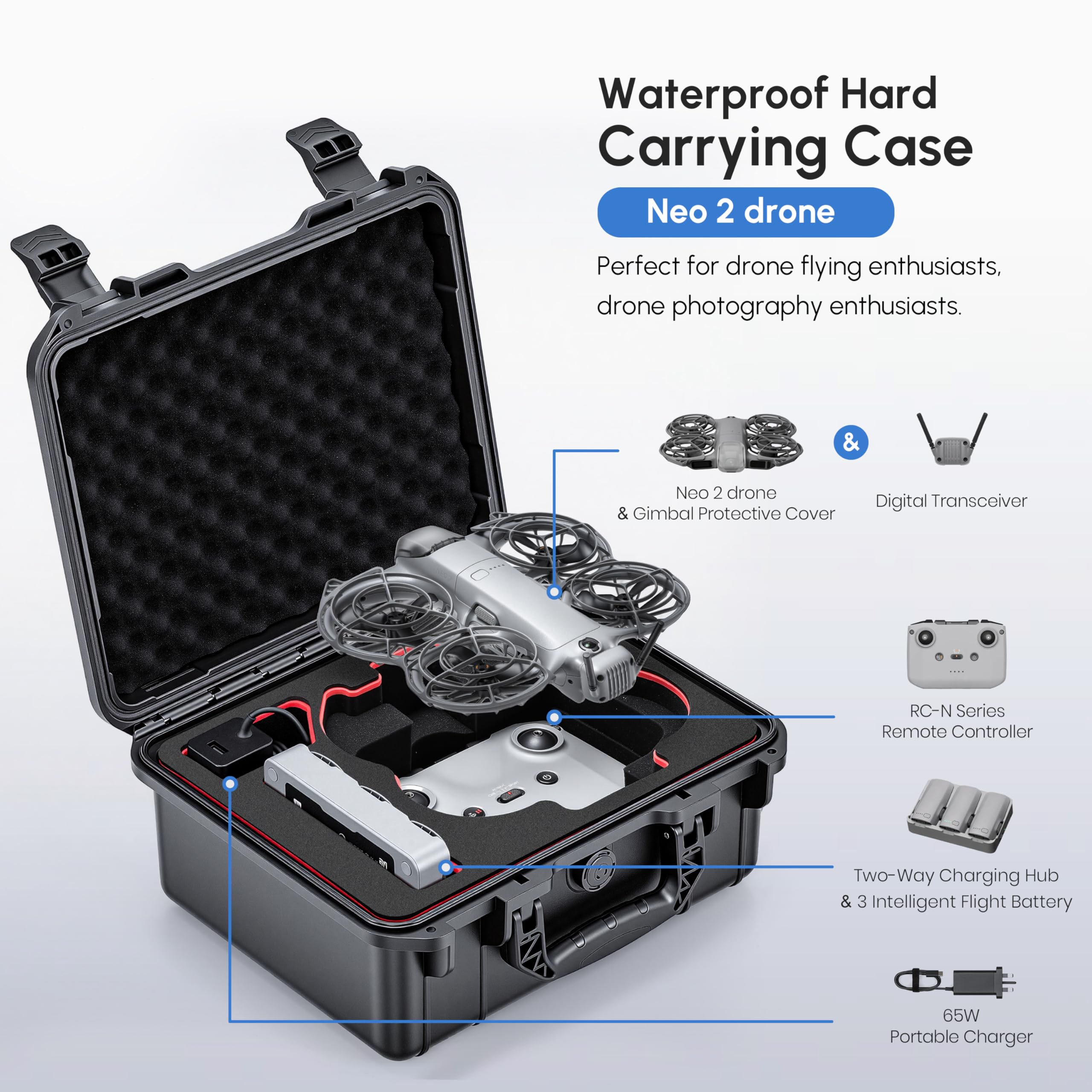 กระเป๋าใส่โดรน NEO 2, กระเป๋าแ - Drone Joystick Cover บทวิจารณ์และราคา