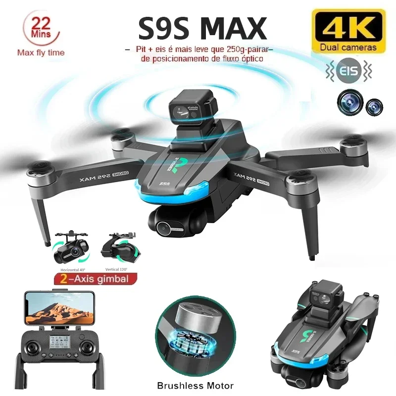 ใหม่S9S MAX MINI Drone 4K 2 แก - Drone Remote Controller Lanyard บทวิจารณ์และราคา