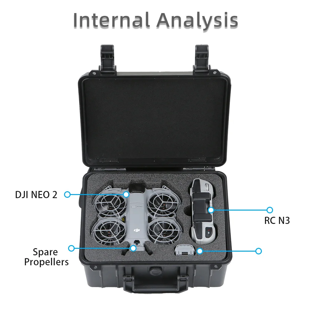 กล่องนิรภัยแบบพกพาสำหรับ DJI N - Drone Hard Shell Case บทวิจารณ์และราคา