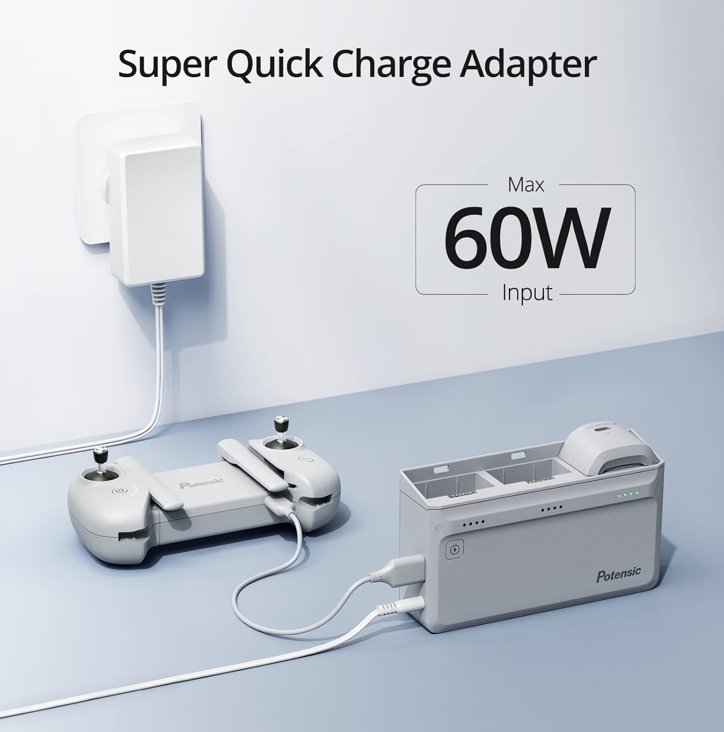 ฮับชาร์จ Potensic Original 60W - Drone Charging Hub บทวิจารณ์และราคา