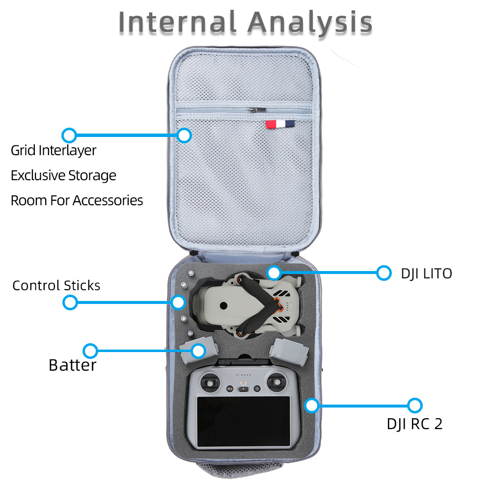 สำหรับ DJI Lito 1/Lito X1 กระเ - Drone Carrying Case บทวิจารณ์และราคา