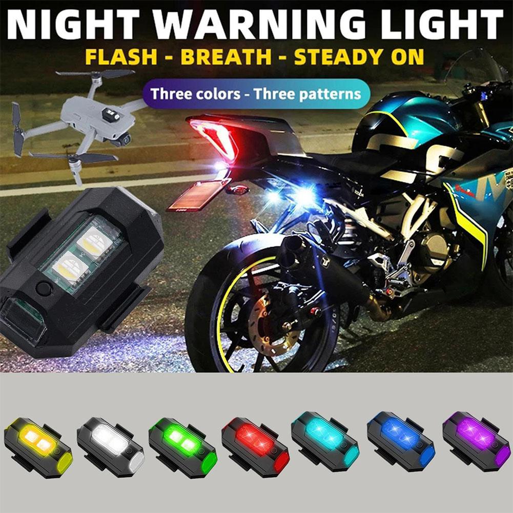 2 ชิ้น Mini LED Strobe ไฟตกแต่ - Drone Beacon Light บทวิจารณ์และราคา