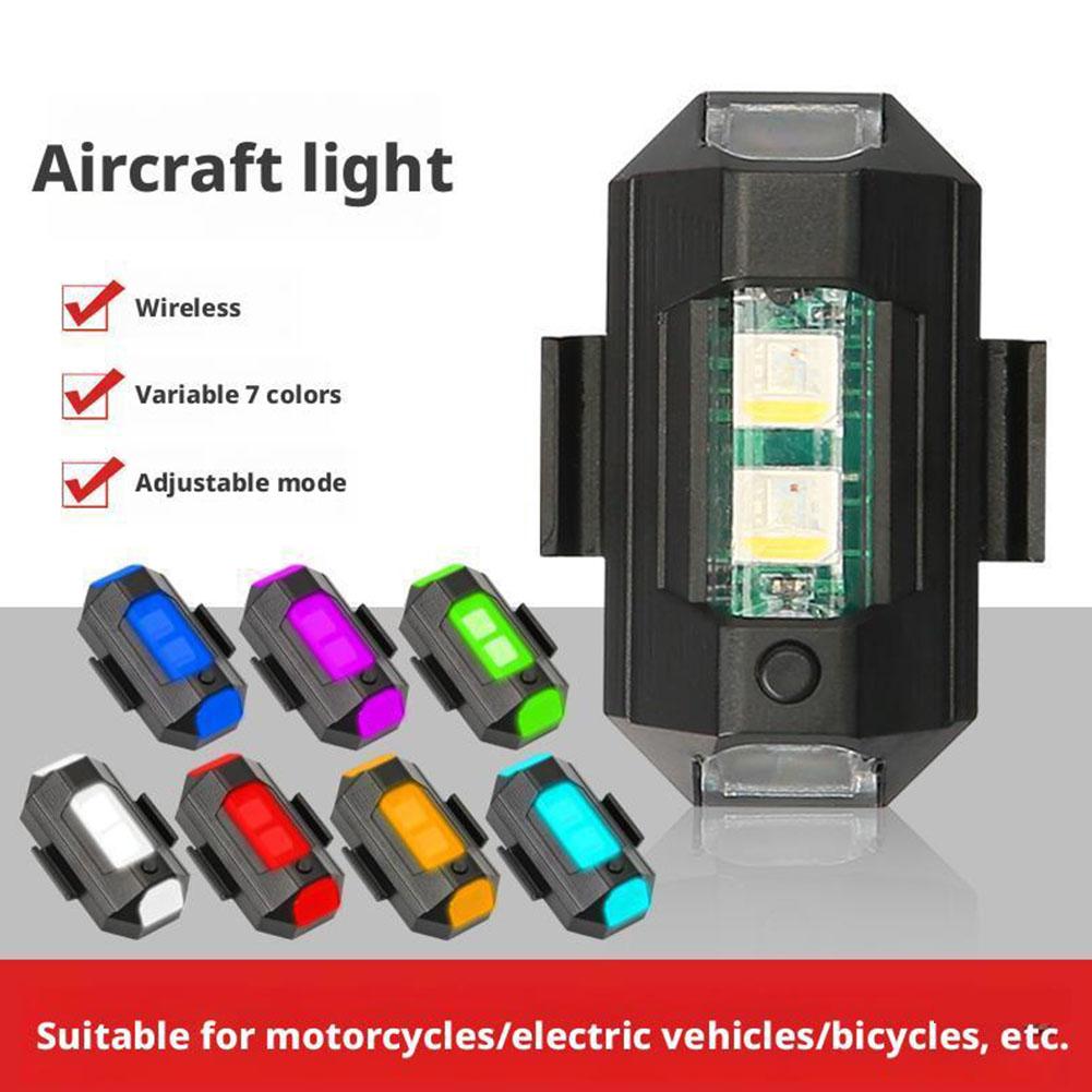 2 ชิ้น Mini LED Strobe ไฟตกแต่ - Drone Beacon Light บทวิจารณ์และราคา