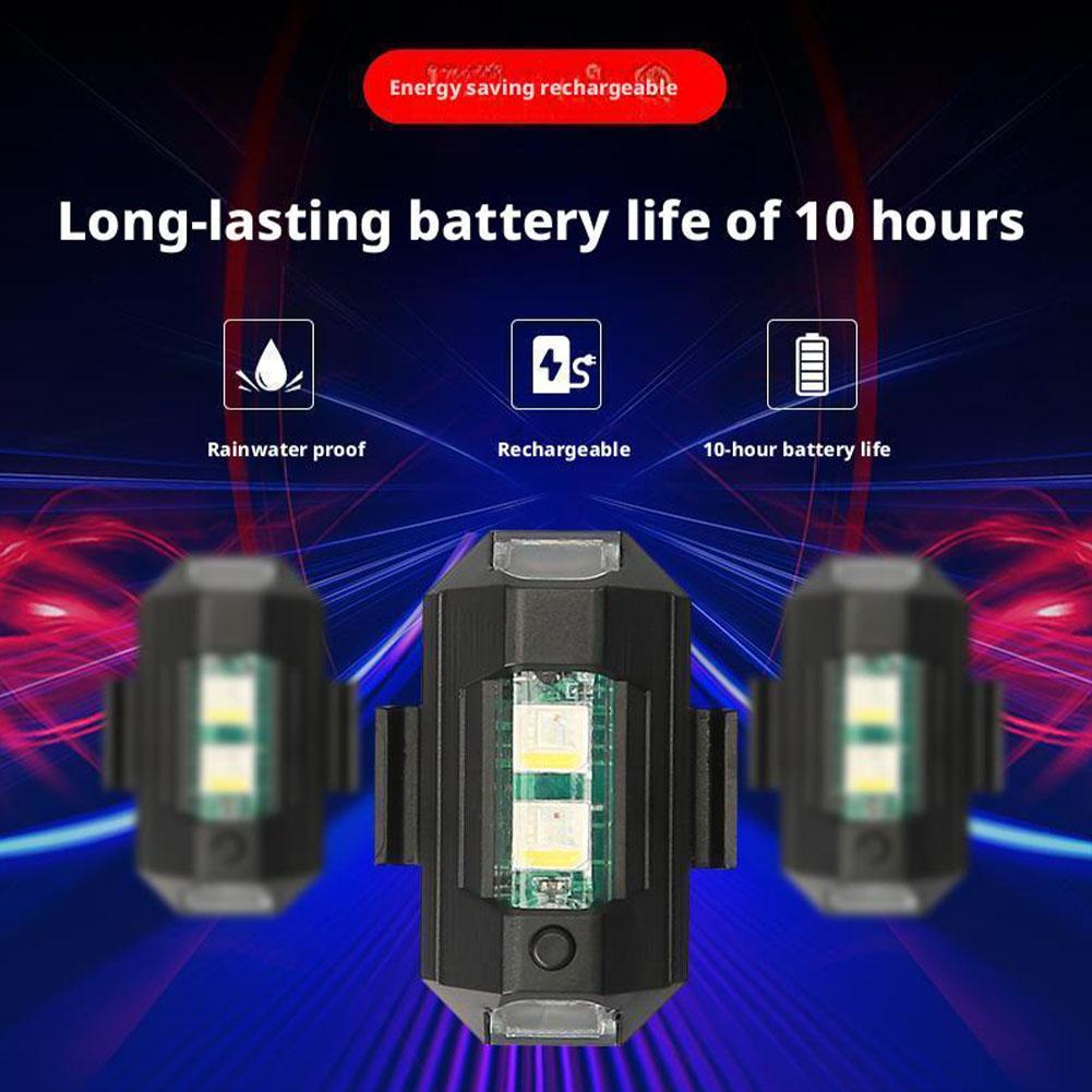 2 ชิ้น Mini LED Strobe ไฟตกแต่ - Drone Beacon Light บทวิจารณ์และราคา