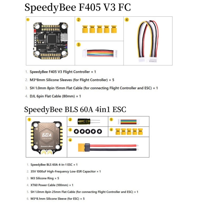 SpeedyBee F4 F405 V4 55A BLS 3 - Betaflight Fc F4 บทวิจารณ์และราคา