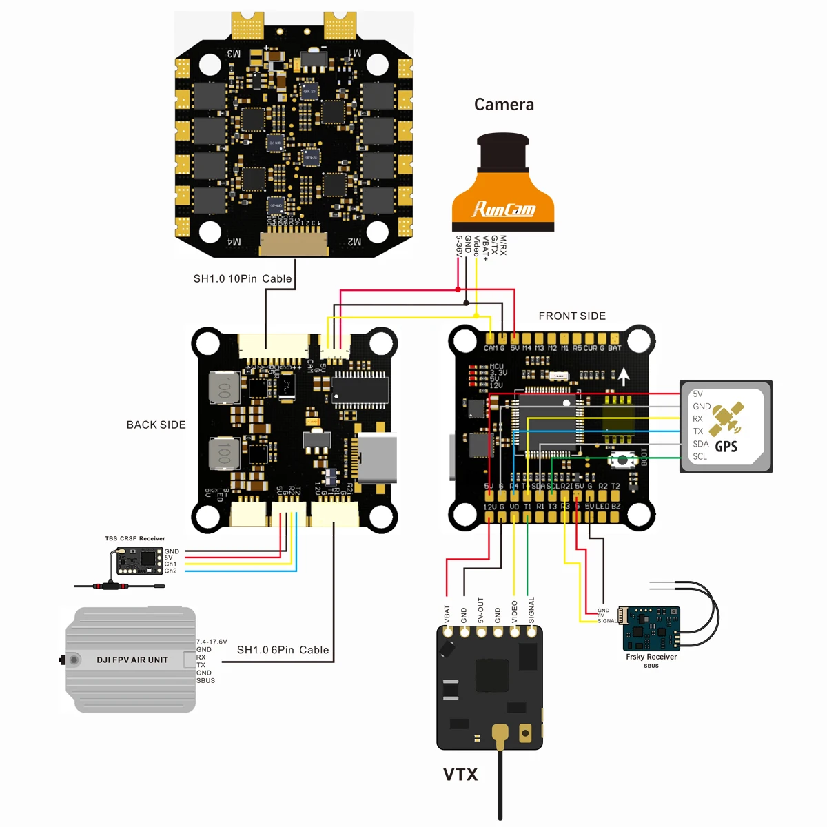 F4 F405 F7 F722 ตัวควบคุมการบิ - Betaflight Fc F7 บทวิจารณ์และราคา